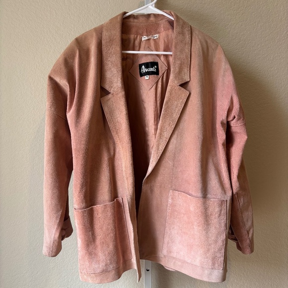 Avanti Genuine Pig Suede Jacket Size M - Picture 1 of 6